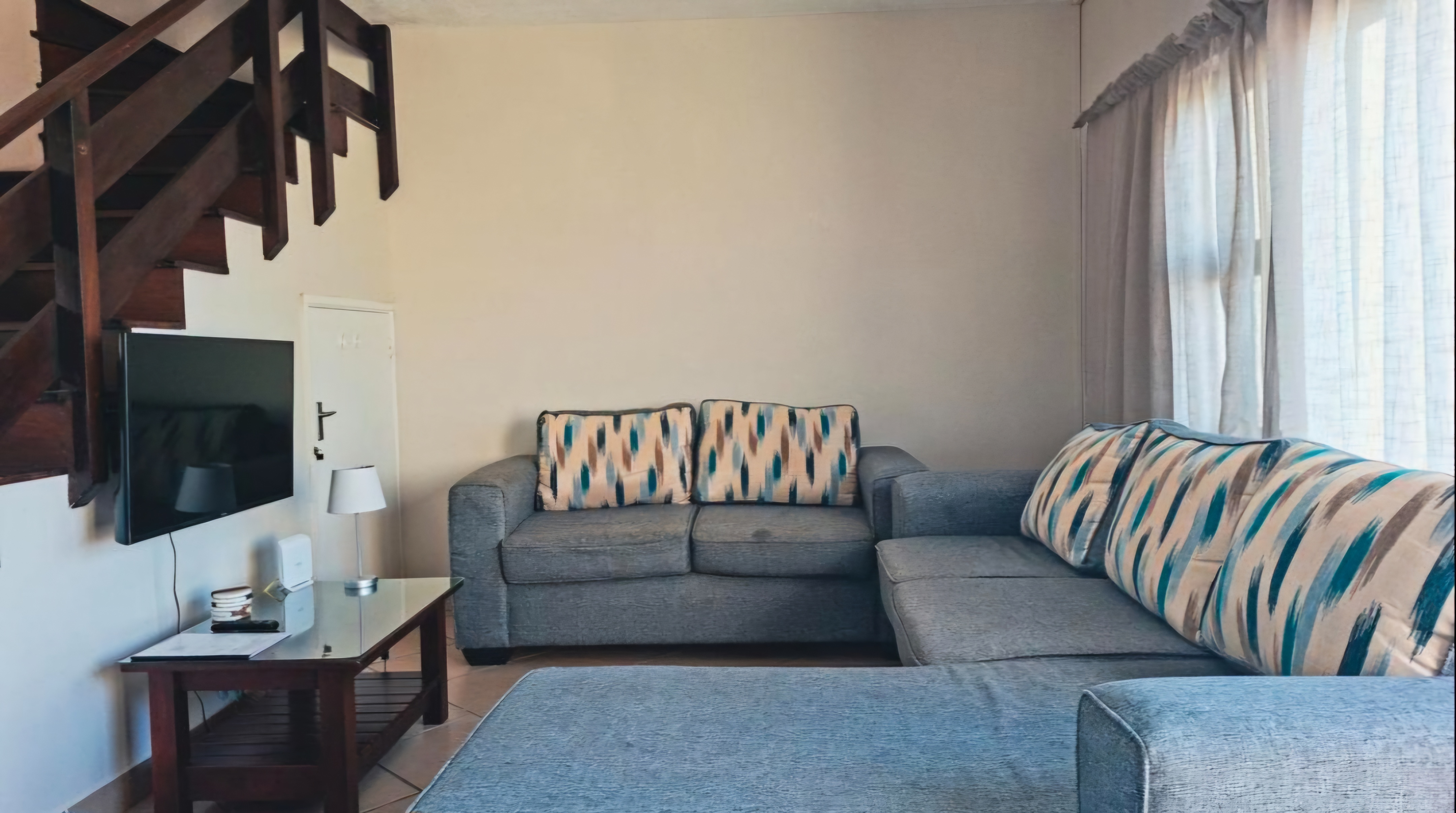 Spacious patio